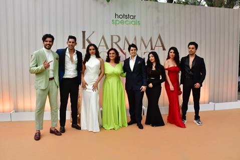 Taher Shabbir and Varun Sood snapped at the trailer launch of Karmma Calling
