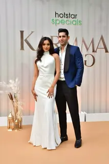 Varun Sood, Namrata Sheth snapped at the trailer launch of Karmma Calling