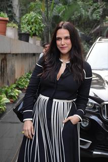 Neha Dhupia snapped in the city 