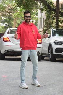 Sanjay Kapoor snapped in the city