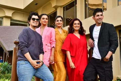 Celebrities snapped promoting Karmma Calling 