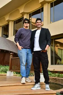 Celebrities snapped promoting Karmma Calling 