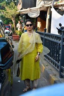 Sanya Malhotra snapped in the city 