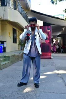Rithvik Dhanjani snapped on the set of Jhalak Dikhhla Jaa 11 