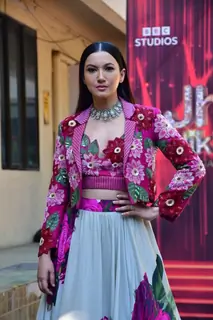 Gauahar Khan snapped on the set of Jhalak Dikhhla Jaa 11 