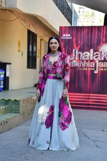 Gauahar Khan snapped on the set of Jhalak Dikhhla Jaa 11 