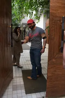 Paparazzi capture Saif Ali Khan's city appearance.