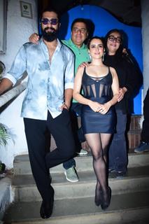 Ronnie Screwvala, Vicky Kaushal, Meghna Gulzar and Sanya Malhotra snapped at the success party of Sam Bahadur 