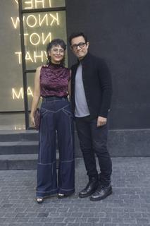 Kiran Rao snapped promoting Laapataa Ladies with the cast at Excel Entertainment Office, Bandra