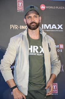 Hrithik Roshan snapped at the special screening of Fighter