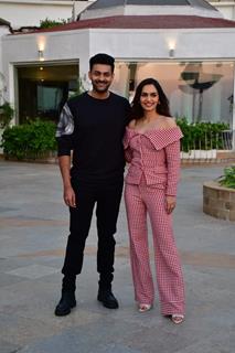 Varun Tej  Konidela and Manushi Chhillar snapped promoting upcoming film Operation Valentine