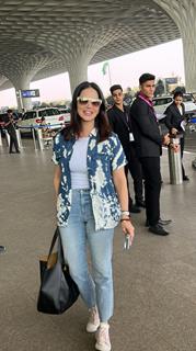 Sunny Leone snapped at the airport