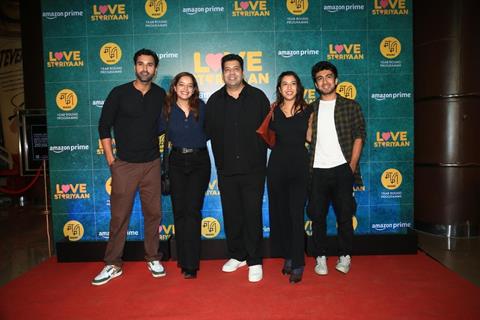 Celebrities attend the screening of Love Storiyaan