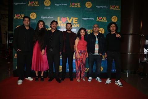 Celebrities attend the screening of Love Storiyaan