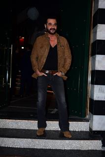 Sanjay Kapoor  snapped at Torii restaurant in Khar