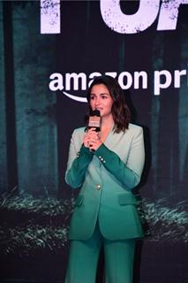 Alia Bhatt snapped at the trailer launch of Poacher