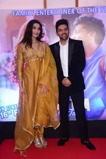 Guru Randhawa and Saiee Manjrekar grace the screening of Kuch Khattaa Ho Jaay