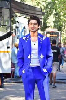 Abhishek Kumar snapped on the set of Dance Deewane