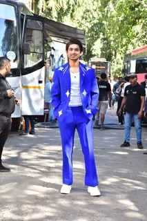 Abhishek Kumar snapped on the set of Dance Deewane