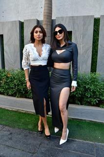 Mouni Roy and Shriya Saran snapped  promoting their upcoming show 'Showtime'