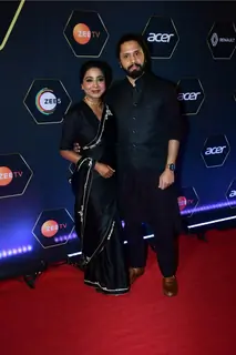 Shilpa Rao and Ritesh Krishnan attend Dadasaheb Phalke International Film Awards 2024