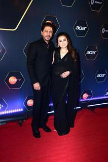 Rani Mukerji and Shah Rukh Khan attend Dadasaheb Phalke International Film Awards 2024