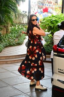 Neha Dhupia snapped at Jehangir birthday party