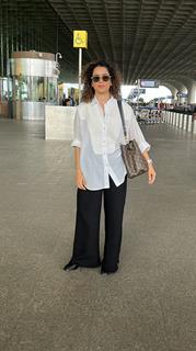 Sanya Malhotra spotted at the airport