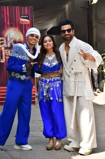 Rithvik Dhanjani and Manisha Rani snapped on the set of Jhalak Dikhhla Jaa 11