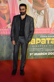Sunny Deol attend the screening of Laapataa Ladies
