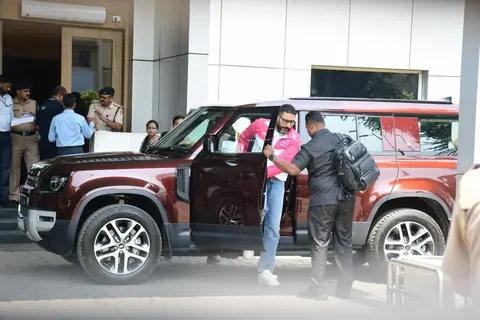 Abhishek Bachchan snapped at the airport