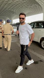 Raashid Khan snapped at the airport