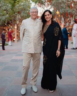  Bill Gates at Anant Ambani and Radhika Merchant's pre wedding festivities day 3
