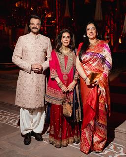 Anil Kapoor and Sunita Kapoor at Neeta Ambani at Anant Ambani and Radhika Merchant's pre wedding festivities day 3
