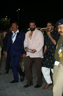 Sanjay Dutt spotted at Jamnagar airport