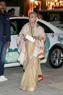 Jaya Bachchan spotted at Jamnagar airport