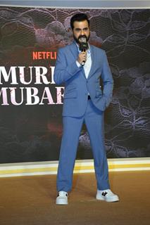 Sanjay Kapoor snapped at the Trailer launch of Murder Mubarak