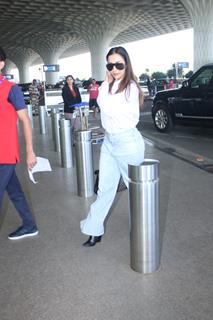 Malaika Arora spotted at the airport