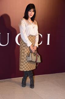 Giorgia Andriani  attend the Gucci event