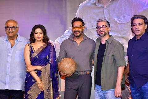 Ajay Devgn, Boney Kapoor and Priyamani snapped at Maidaan trailer launch