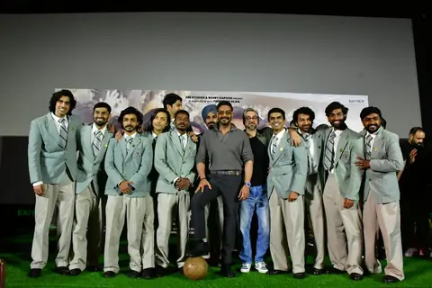 Ajay Devgn snapped at Maidaan trailer launch