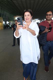 Farah Khan spotted at the airport