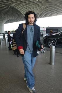 Ali Fazal spotted at the airport