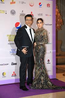 Karan Johar and Sara Ali Khan snapped at FEF India Fashion Awards