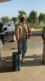 Babil Khan snapped at the airport