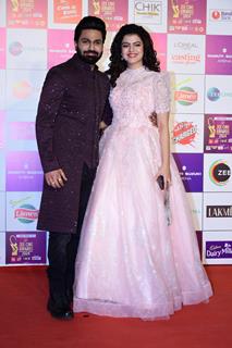 Mithoon and Palak Muchhal snapped at at Zee Cine Awards 2024