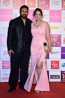 Preeti Jhangiani and Parvin Dabas snapped at at Zee Cine Awards 2024