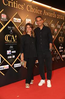 Ishika Mohan and Vikramaditya Motwane grace the Critics Choice Awards 2024
