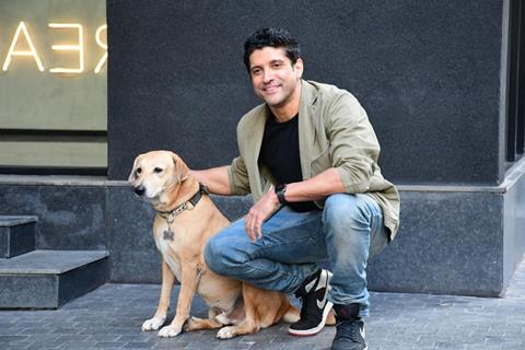 Farhan Akhtar and Kunal Kemmu spotted promoting their upcoming film "Madgaon Express"