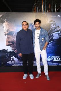 Ramesh Taurani snapped on the premiere of Yodha